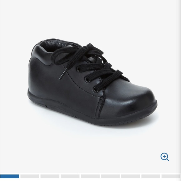 Black Stride Rite Walker Toddler Shoes. - Picture 5 of 5